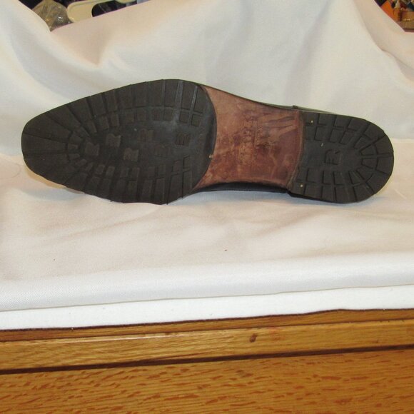 Fratelli Rossetti Black Derbys Size 9.5 Made in Italy Excellent Pre-Owned Cond. - Picture 10 of 11